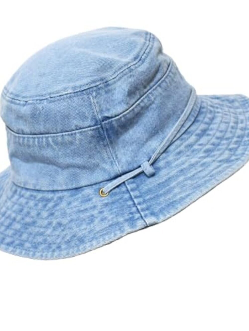 🆕 Bucket Hat for Women Men Wide Brim Sun Hat Packable Cotton Denim Summer
